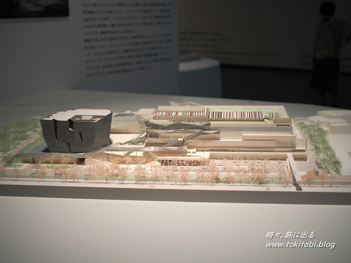 埼玉県所沢市「角川武蔵野ミュージアム」ところざわサクラタウンの全景模型
