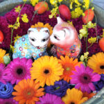 花手水weekの行田八幡神社、境内も町も花で一杯！【埼玉・行田市】