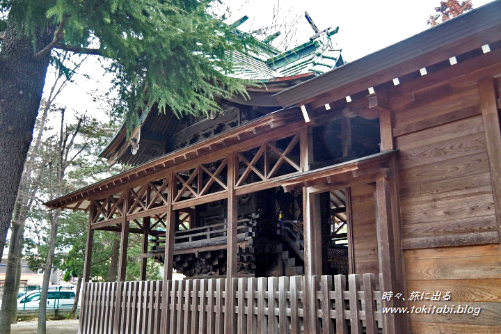 草加神社の本殿（埼玉県草加市）