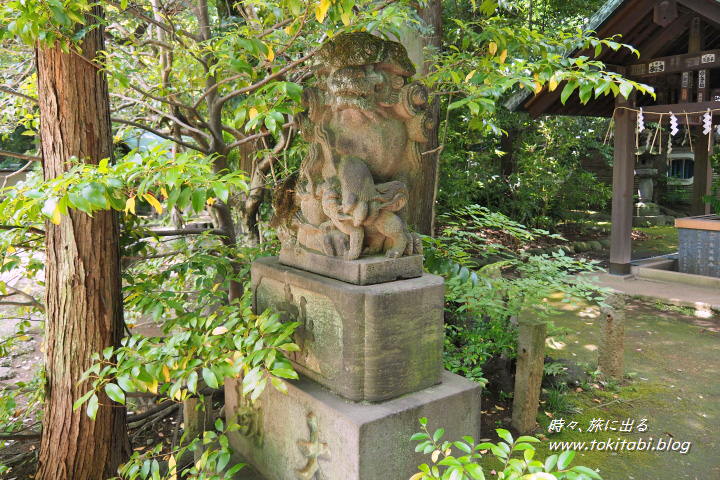 東京都港区 赤坂氷川神社 狛犬