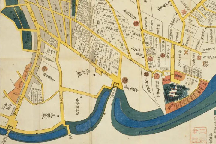 〔江戸切絵図〕 外桜田永田町絵図