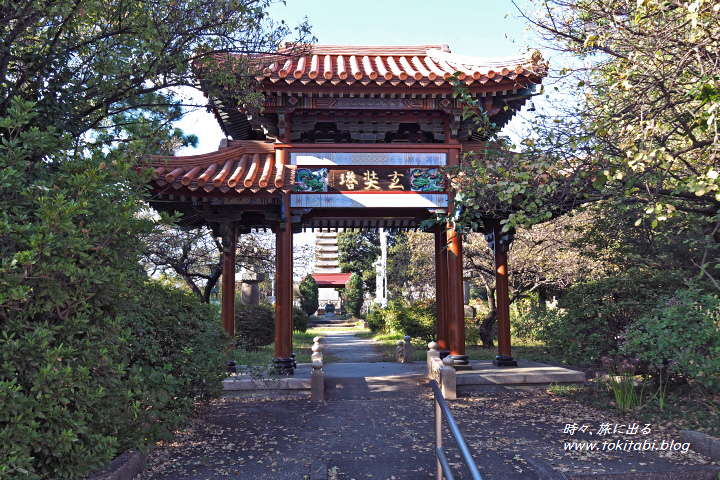 慈恩寺 玄奘三蔵霊骨塔（埼玉県さいたま市）