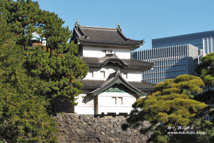 江戸城跡の富士見櫓（東京都千代田区）
