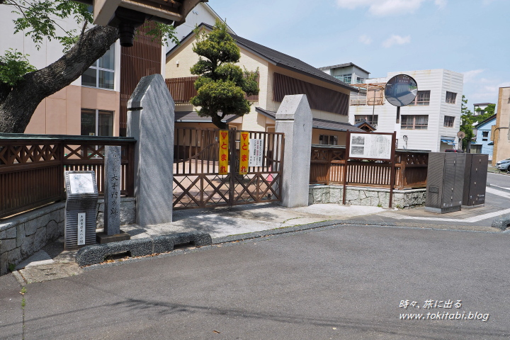 土浦城　大手門跡（茨城県土浦市）