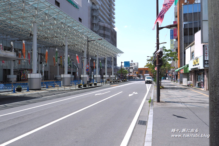 土浦駅西口駅前（茨城県土浦市）