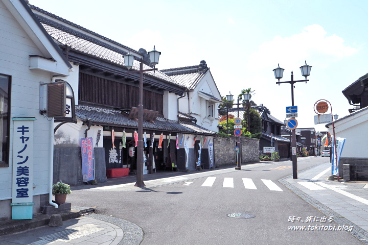 旧土浦宿　中城通りの食い違い道（茨城県土浦市）