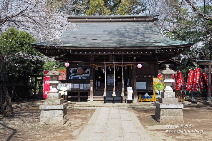 敷島神社の社殿（埼玉県志木市）