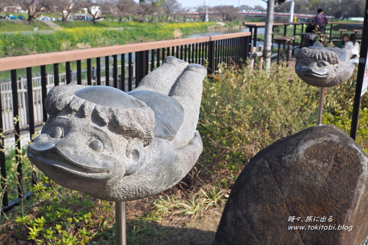 いろは公園のカッパ像（埼玉県志木市）
