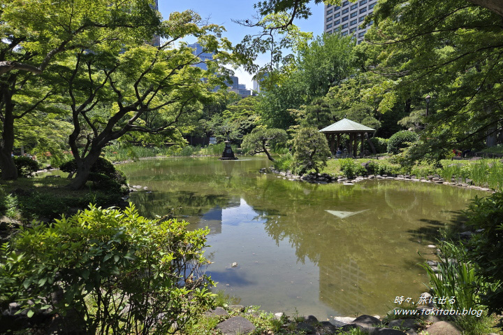日比谷公園　雲形池（東京都千代田区）
