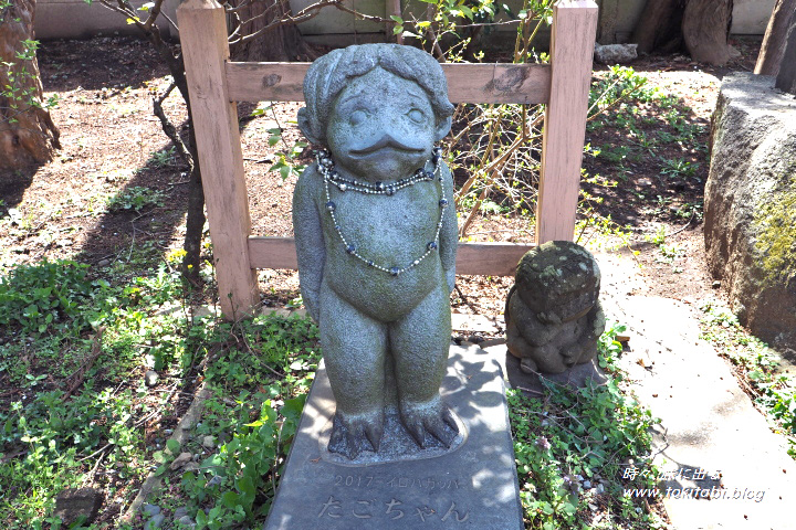 敷島神社のカッパ像（埼玉県志木市）